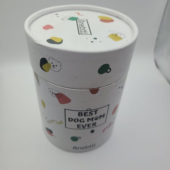 Dog Mom Cancer Wine Tumbler Short Rose Gold Shiny Astrology Sign Stars Paws - Picture 8 of 10